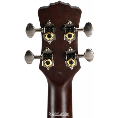  Luna Artist Vintage Distressed Concert Ukulele - Distressed Vintage Brownburst