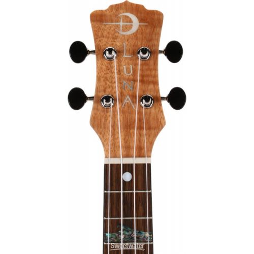  Luna High Tide Exotic Mahogany Concert Ukulele - Satin Natural