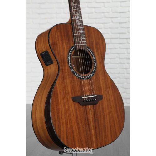  Luna Vineyard Koa Bevel Folk Acoustic-electric Guitar - Gloss Natural