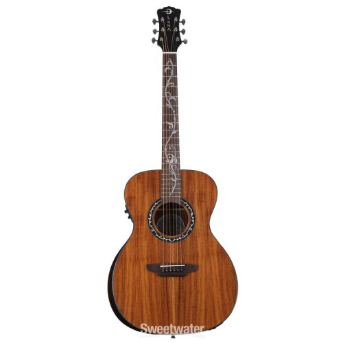  Luna Vineyard Koa Bevel Folk Acoustic-electric Guitar - Gloss Natural