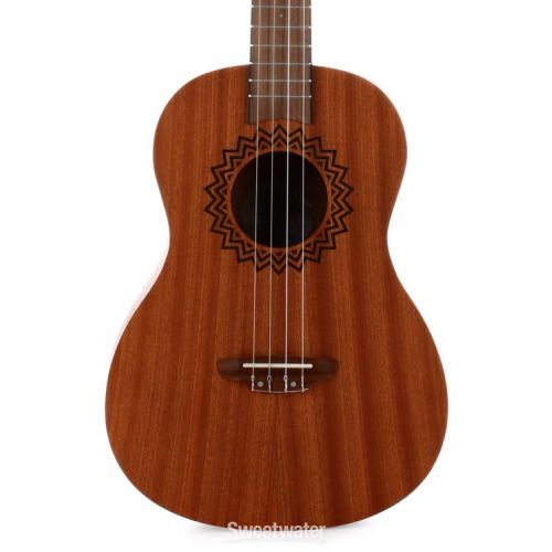  Luna Vintage Mahogany Baritone Ukulele - Satin Natural