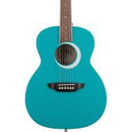 Luna Aurora Borealis 3/4-Size Acoustic Guitar - Teal Sparkle