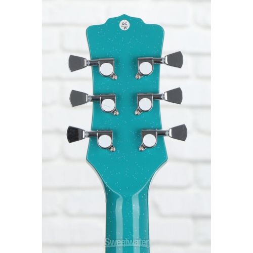  Luna Aurora Borealis 3/4-Size Acoustic Guitar - Teal Sparkle