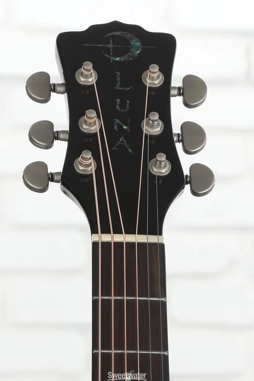  Luna Fauna Phoenix Acoustic-electric Guitar - Classic Black with Abalone Phoenix & Crescent Moon Demo