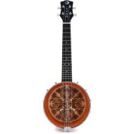 Luna 8 Inch Uke Banjolele - Tobacco Burst