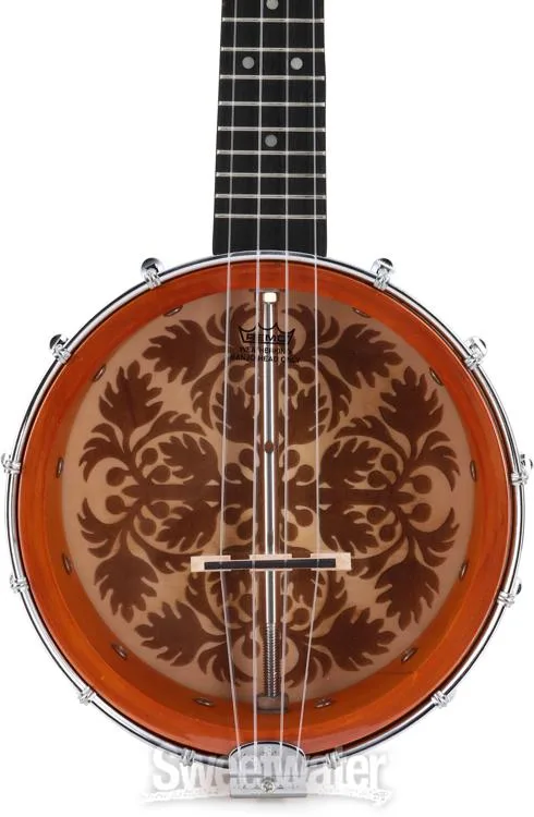  Luna 8 Inch Uke Banjolele - Tobacco Burst