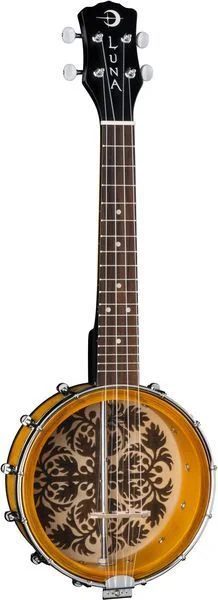  Luna 8 Inch Uke Banjolele - Tobacco Burst