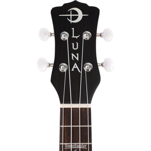  Luna Lizard Mahogany Concert Ukulele A/E - Satin Natural