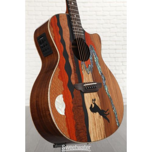  Luna Vista Stallion Tropical Wood Acoustic-electric Guitar - Gloss Natural