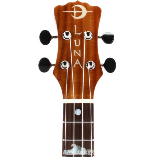  Luna High Tide Koa Concert Left-handed Acoustic-electric Ukulele - Satin Natural