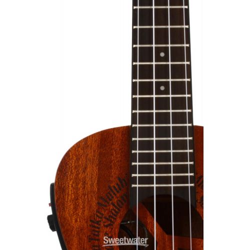  Luna Maluhia Peace Concert Ukulele A/E - Satin Natural