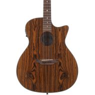 Luna Gypsy Exotic Caidie Acoustic-electric Guitar - Gloss Natural