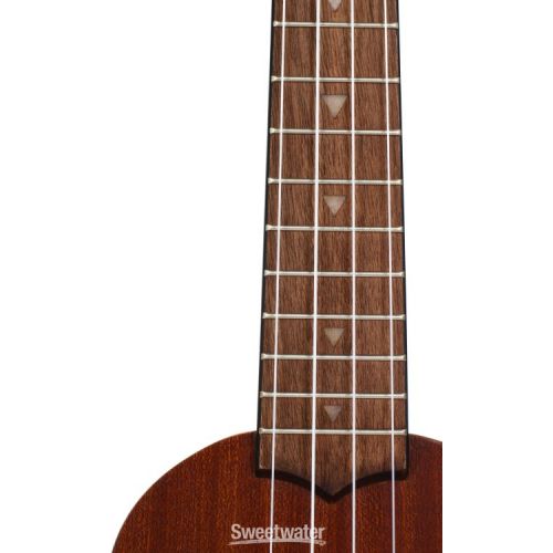  Luna Tattoo Mahogany Soprano Ukulele - Satin Natural