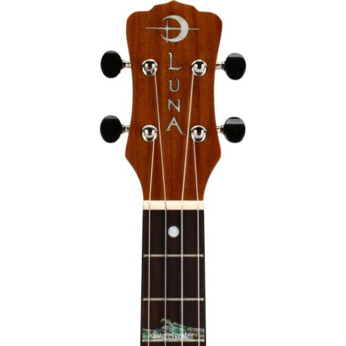  Luna High Tide Koa Baritone Acoustic-electric Ukulele - Satin Natural