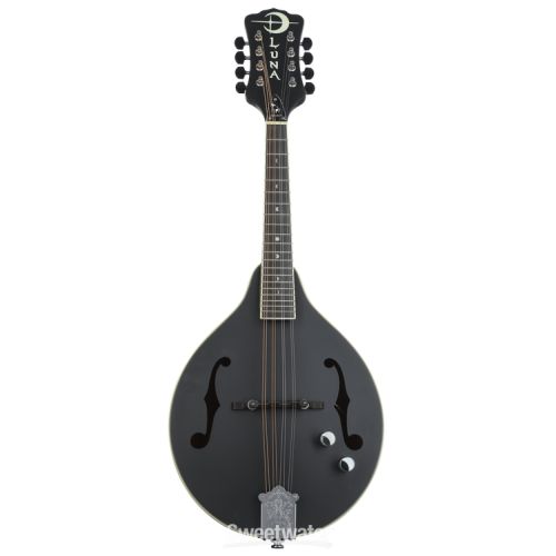  Luna Moonbird A-style Acoustic-electric Mandolin - Black Satin