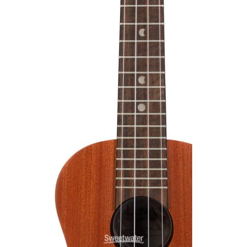  Luna Lizard Mahogany Concert Ukulele - Satin Natural