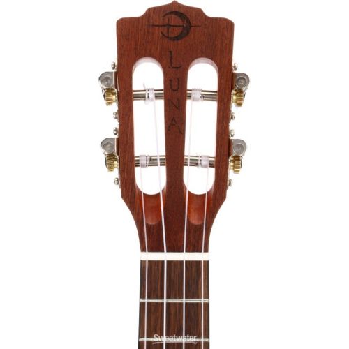  Luna Henna Dragon Mahogany Concert Ukulele - Natural