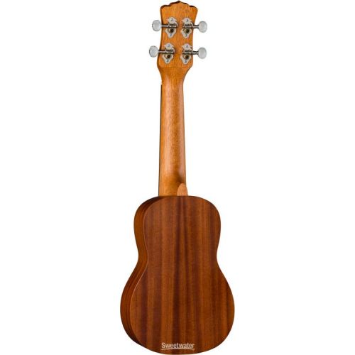  Luna Tribal Mahogany Soprano Ukulele - Satin Natural