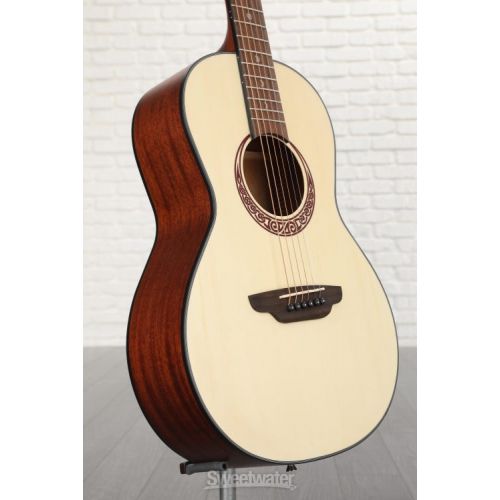  Luna Gypsy Muse Parlor Acoustic Guitar - Natural