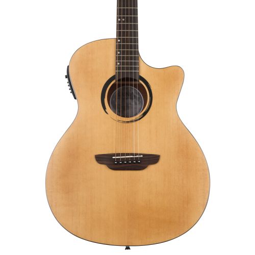  Luna Wabi Sabi Grand Concert Acoustic-electric Guitar Essentials Bundle - Satin Natural