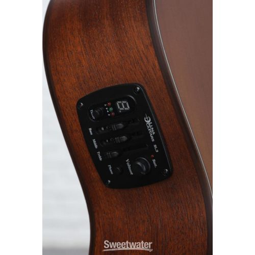  Luna Woodland Cedar Nylon Acoustic-electric Guitar - Satin Natural