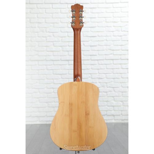  Luna Safari Bamboo Travel Guitar - Satin Natural