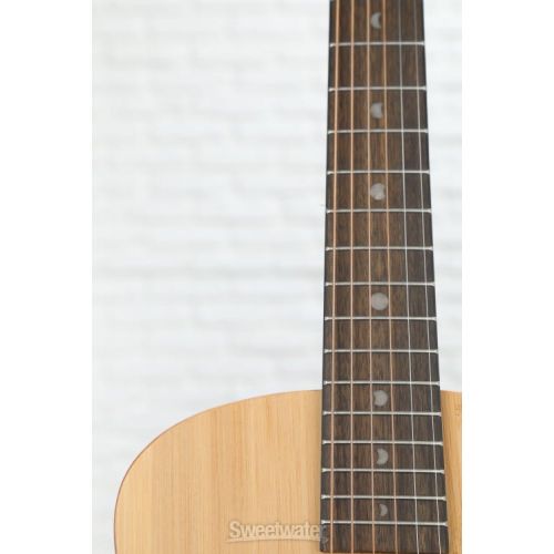  Luna Safari Bamboo Travel Guitar - Satin Natural