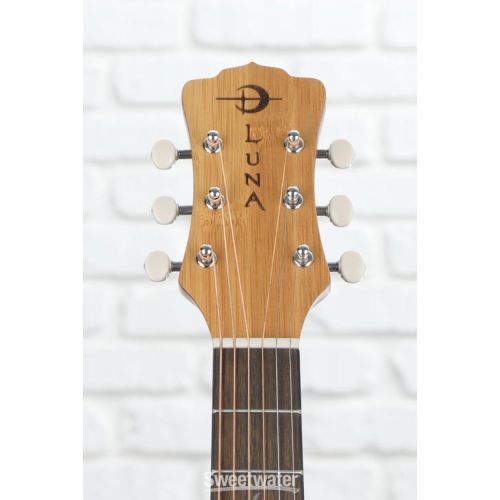  Luna Safari Bamboo Travel Guitar - Satin Natural