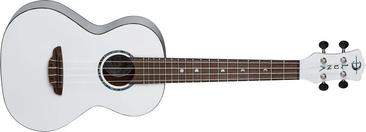  Luna Hau Snow Tenor Ukulele - Gloss White