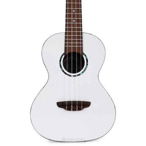  Luna Hau Snow Tenor Ukulele - Gloss White