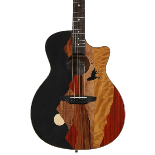  Luna Vista Wolf Acoustic-electric Guitar - Gloss Natural