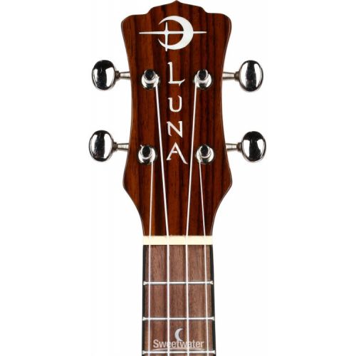  Luna Ziricote Soprano Ukulele - Gloss Natural