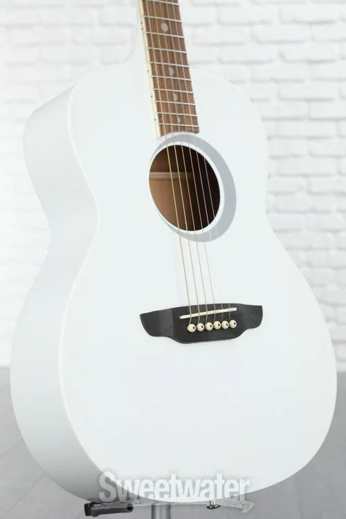  Luna Aurora Borealis 3/4-Size Acoustic Guitar - White Sparkle