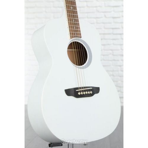  Luna Aurora Borealis 3/4-Size Acoustic Guitar - White Sparkle