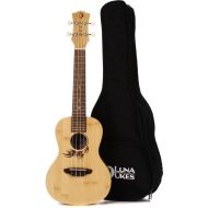 Luna Bamboo Concert Ukulele - Satin Natural