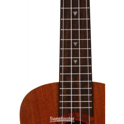  Luna Tattoo Mahogany Concert Ukulele- Satin Natural