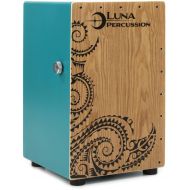 Luna Tattoo Cajon with Bag - Teal