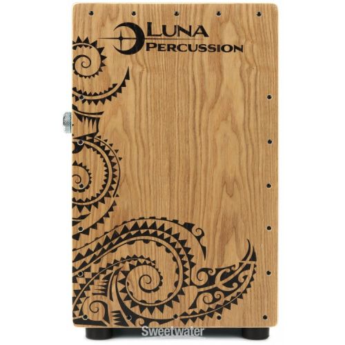  Luna Tattoo Cajon with Bag - Teal