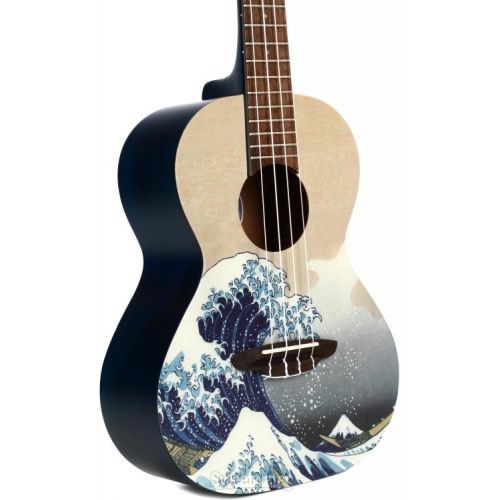  Luna Great Wave Tenor Ukulele - Great Wave Graphic