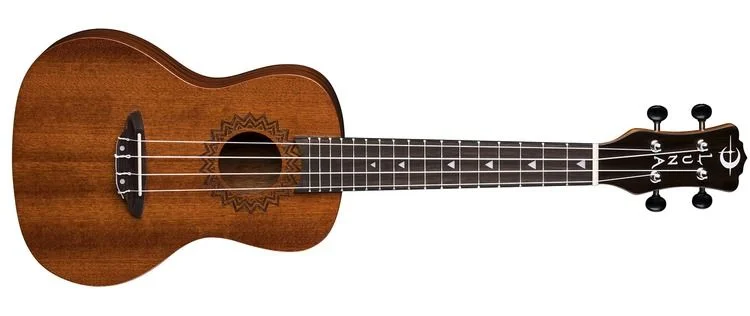  Luna Vintage Mahogany Concert Ukulele Pack - Satin Natural