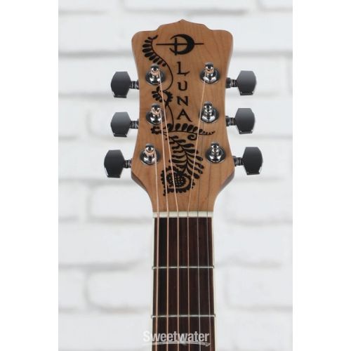  Luna Henna Paradise Acoustic-electric Guitar - Open Pore Natural