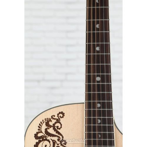  Luna Henna Paradise Acoustic-electric Guitar - Open Pore Natural