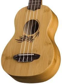  Luna Bamboo Soprano Ukulele - Satin Natural