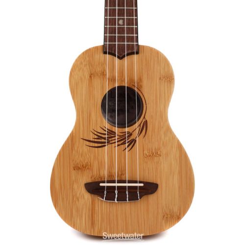  Luna Bamboo Soprano Ukulele - Satin Natural