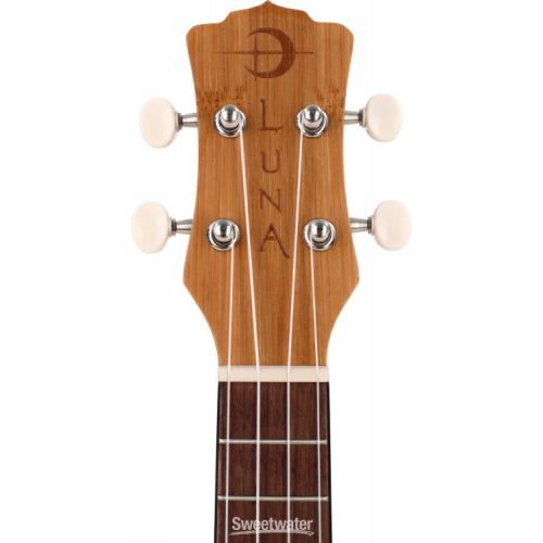  Luna Bamboo Soprano Ukulele - Satin Natural