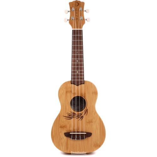  Luna Bamboo Soprano Ukulele - Satin Natural