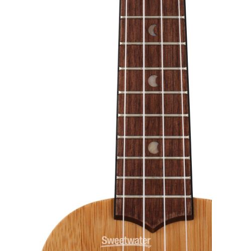  Luna Bamboo Soprano Ukulele - Satin Natural