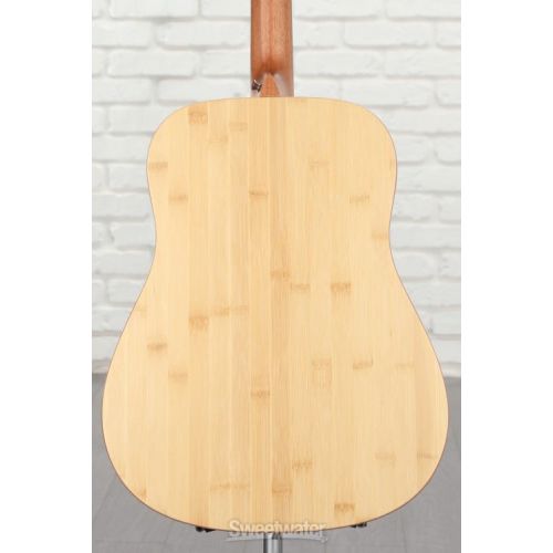  Luna Woodland Bamboo Dreadnought - Satin Natural