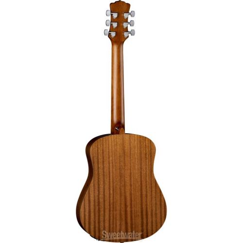  Luna Safari Henna Paradise Acoustic-electric Travel Guitar Pack - Natural