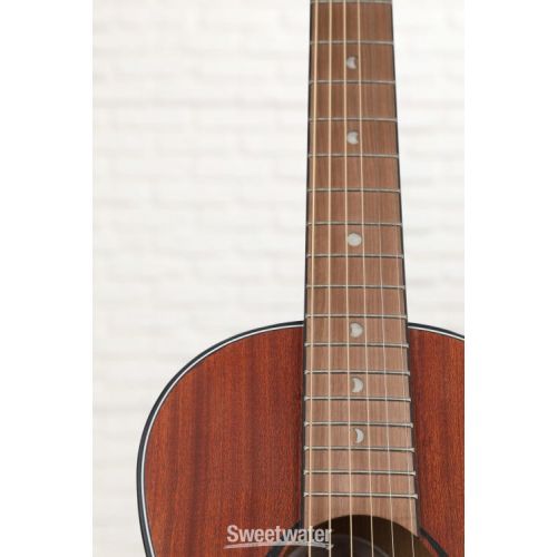  Luna Gypsy Parlor Mahogany Acoustic Guitar - Satin Natural